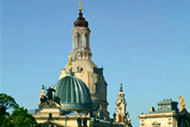Kuppeln der Kunstakademie und Frauenkirche